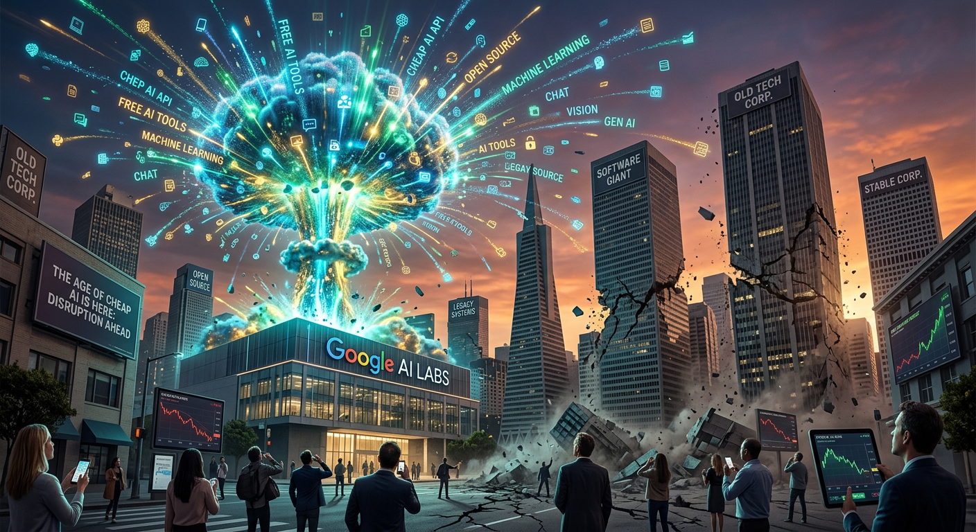 Google's Free AI Onslaught: How Open-Source Models and Zero-Cost Tools Are Reshaping the Competitive Landscape - via MarcBeharry.com